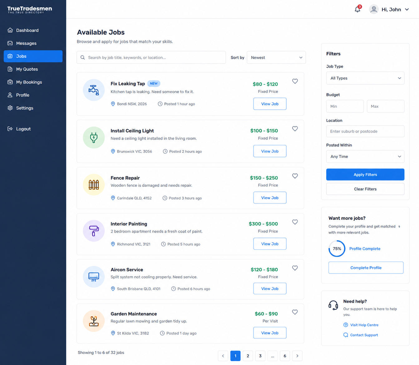 Main workflow